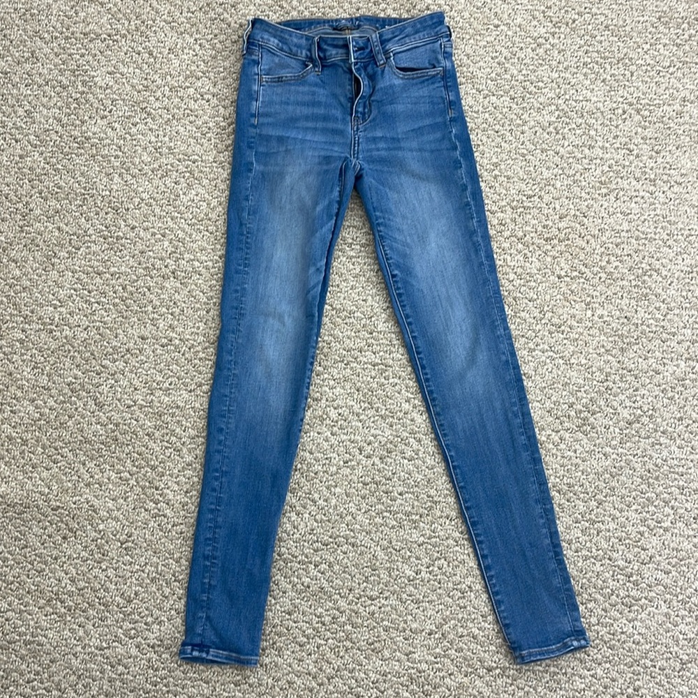 American eagle 0 long high waisted jeggings.